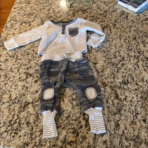 3-6 month camo outfit